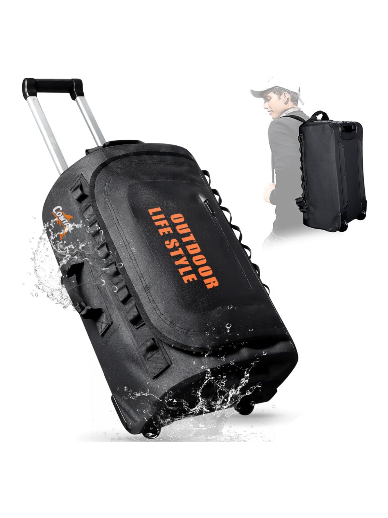 Borsa per immersione con ruote - Foldable Rolling Luggage Bag recensione e prezzo
